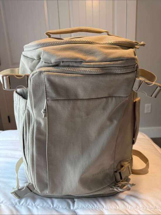 Bagsmart Handbags - Versatile Beige Women's Travel Backpack - 28L